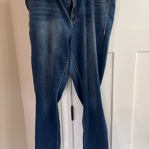 Maurices Dark Blue Boot Cut Jeans